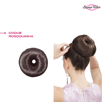 COQUE ROSQUINHA - PARA PENTEADOS