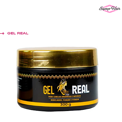 GEL REAL - REINY HAIR - 300G - MODELAGEM E FITAGEM