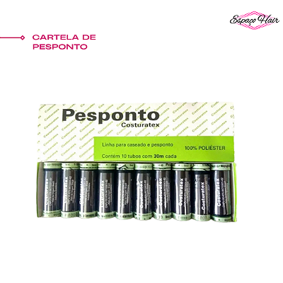 CARTELA DE LINHA PESPONTO - LINHA PARA COSTURAR ENTRELACE