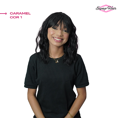 PERUCA WIG CARAMEL COR 1 - FIBRA ORGANICA