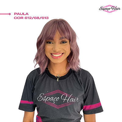 PERUCA WIG PAULA COR 612/68/613 - COM FRANJA - ORGANICA PREMIUM - MODERN GIRL