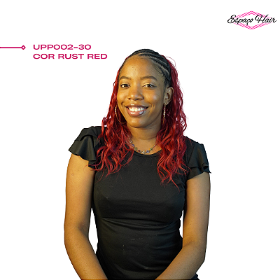 RABO DE CAVALO NATURAL WAVE COR RUST RED - ORGANICO