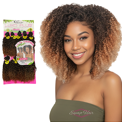 CABELO CACHEADO KALIPA - ENTRELACE - FIBRA DE PROTEINA - MODERN GIRL LUXO PLUS MODA CAIPIRA
