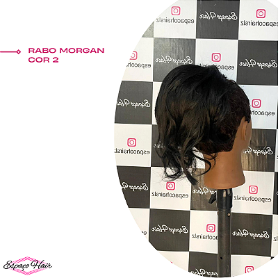 RABO DE CAVALO MORGAN COR 2 - ORGANICO - CURTO - ONDULADO