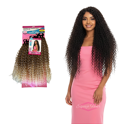 CABELO CACHEADO LILY - BIO FIBRA - BRAZILIAN VIRGIB HAIR SLEEK