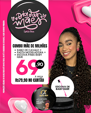 RABO DE CAVALO CACHEADO ANJO PLUS - BIO FIBRA