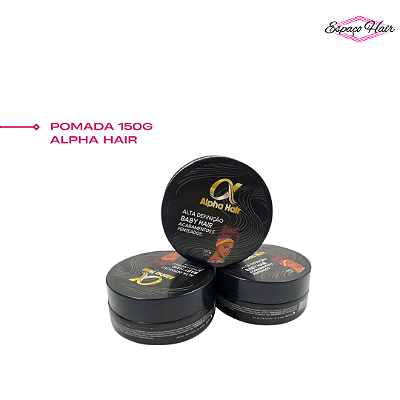 POMADA/PASTA MODELADORA ALPHA HAIR 150G