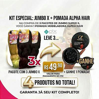 COMBO 3 SUPER X + 1 POMADA 150G