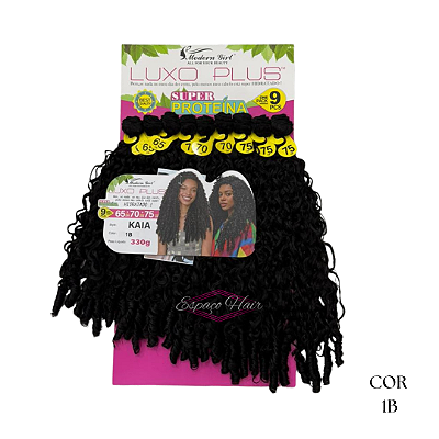 CABELO CACHEADO KAIA - MODERN GIRL - BIO PROTEINA - 65/70/75CM