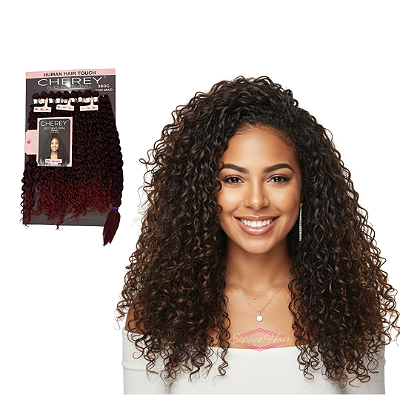 CABELO CACHEADO GRACIOSA - BIO NATURAL - CHEREY - HUMAN HAIR TOUCH
