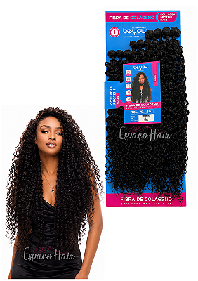 CABELO CACHEADO MEU BBZÃO -FIBRA DE COLAGENO- BEYOU- 80CM