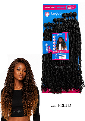 CABELO CACHEADO PROIBIDA -FIBRA COLAGENO - BEYOU- 80CM