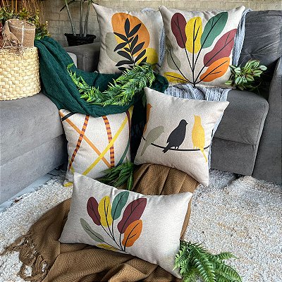 Capa de Almofada bella Estampada 45x45 (orgânica)