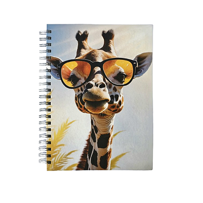 Caderno 96 Folhas Girafa