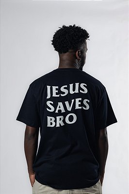 HERE I AMⓇ JESUS SAVES BRO BLACK UNISSEX