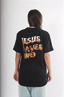 HERE I AMⓇ JESUS SAVES BRO ON FIRE