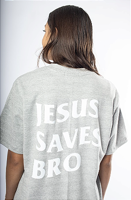 HERE I AMⓇ JESUS SAVES BRO MESCLA UNISSEX