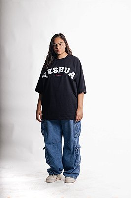 OVERSIZED YESHUA BLACK UNISSEX