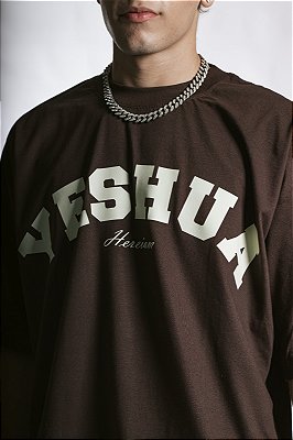 OVERSIZED YESHUA MARROM UNISSEX