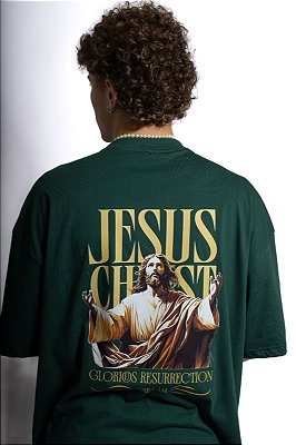OVERSIZED GLORIUS RESURRECTION UNISSEX VERDE