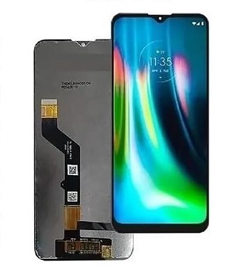Display Frontal Sem Aro Motorola Moto G9 Play XT2083/ E7 Plus XT2081 Preto