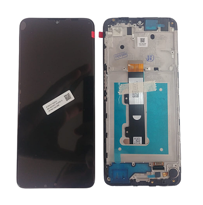 Tela Frontal Display Touch Com Aro Motorola Moto E22 Xt2239 Novo