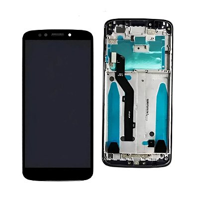 Tela Frontal Display Com Aro Motorola Moto G6 Play Xt1922 / E5 Xt1944
