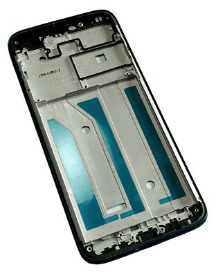 Chassi Aro Interno Gabinete Celular Moto G7 Power Xt1955 Azul