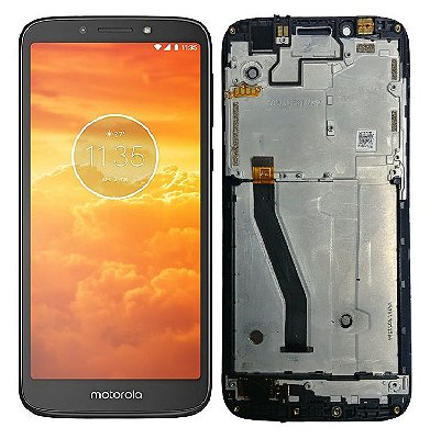 Display Frontal Tela Motorola Moto E5 Play Xt1920 Preto