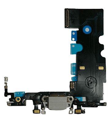 Dock Flex Conector de Carga Usb Iphone 8 Branco ou Preto
