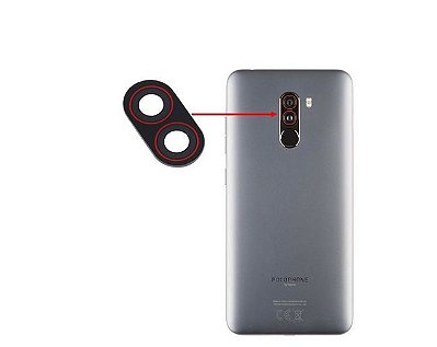 Lente Vidro Camera Traseira Xiaomi Pocophone F1 6.18''