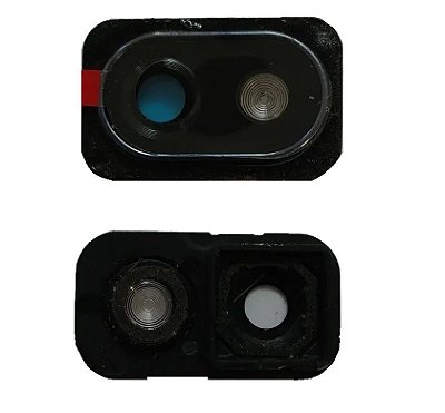 Lente Vidro Da Câmera Moldura LG K12+ Plus Lm X420 Original