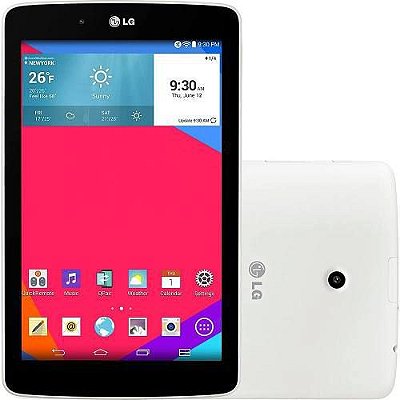Tablet Lg G Pad 7 Polegadas  V400 Android 4.4  Wifi Câmera Frontal e Traseira Quad Core 1.2ghz Branco
