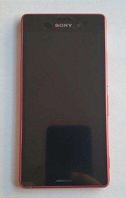 Tela Frontal LCD Touch Celular M4 Aqua 1 Chip E2303 E2353 Com aro Original