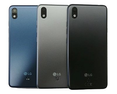 Carcaça Tampa Traseira Aro Lg K8+ Plus LM X120 com Lente Câmera Orig.