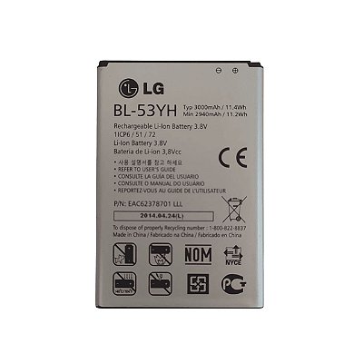Bateria Lg BL-53YH / G3 D855 D850 D690 Original