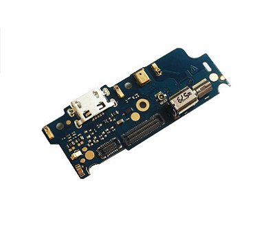 Conector De Carga Moto E4 Xt1763 Placa C/ Microfone