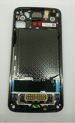 Carcaça Chassi Aro Com Flex Power Volume Moto Z3 Play Xt1929