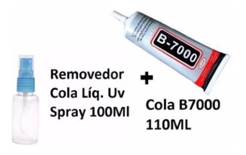 Kit Fio Aço + Cola B7000 110ml + Dupla Face + Removedor Cola