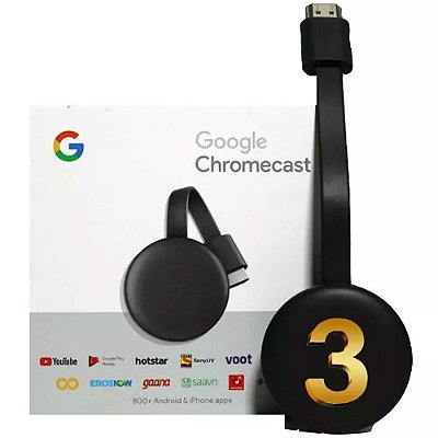 Chromecast 3 Full Hd Original  GA00439-BR