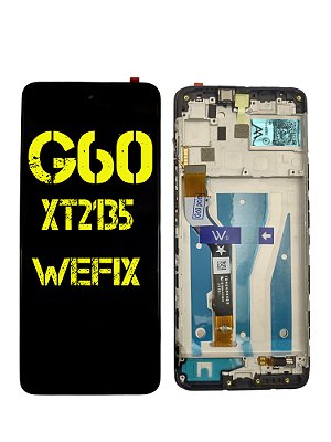 Tela Display Touch Frontal Motorola G60 Xt2135 C/aro Wefix