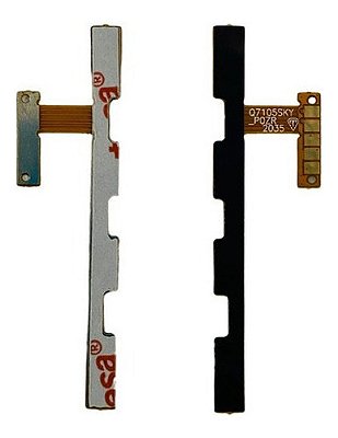 Flex Botão Power Volume Compatível Moto E7 Power Xt2097