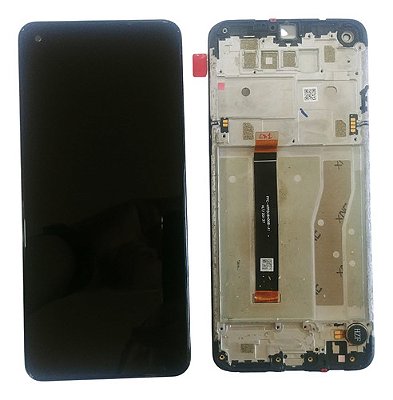 Tela Frontal Lcd Touch Compatível LG K51s K510 Com Aro