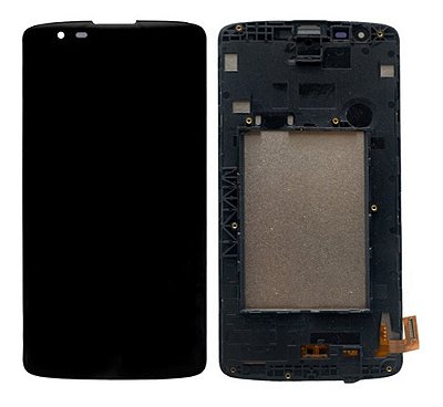 Tela Frontal Touch Display Lcd Compatível LG K8 K350 C/aro