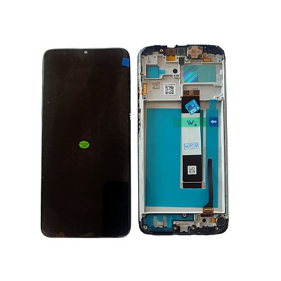 Tela Display Frontal Compativel Poco M3 Redmi 9t C/ Aro Preto Wefix