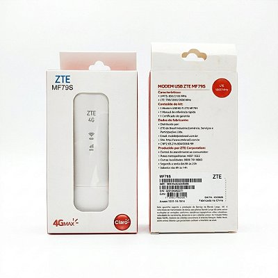 Modem Roteador 4g Wifi Zte Mf79s Desbloqueado Novo Com Caixa Lacrado