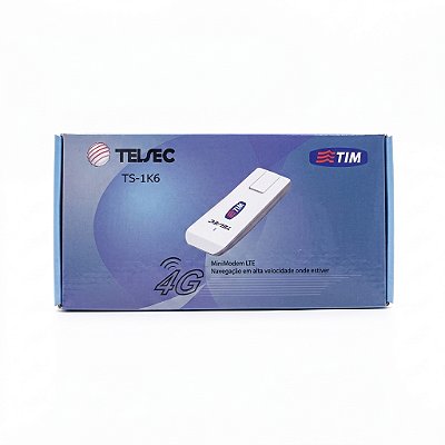 Mini Modem 4G LTE Telsec TS-1K6 Desbloqueado Vitrine