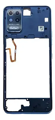 Carcaça Aro Com Sensor E Botões Compatível Lg K62 X525 Prata