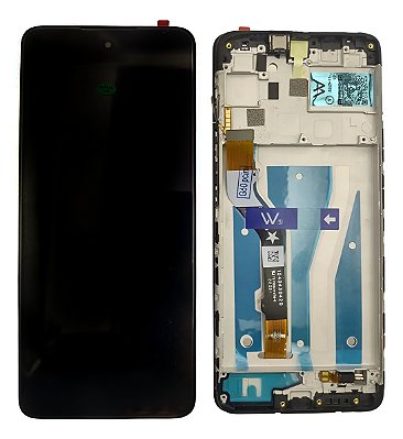 Tela Display Frontal Com Aro Compativel Moto G13 G23 C/aro Wefix
