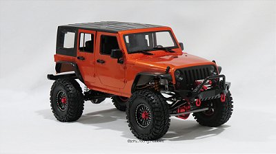 Jeep Wrangler 4 Portas JK Unlimited Laranja Ardente Perolizado RTR